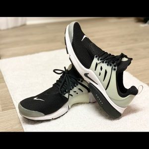 Nike sneakers. “Barely used”